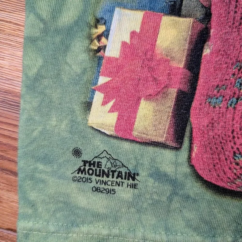 The Mountain Golden Labrador Puppy Christmas Shirt